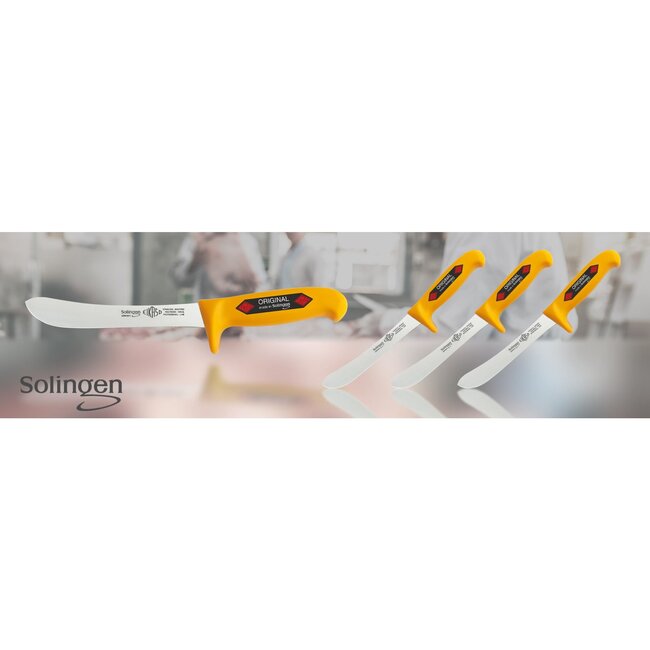 Eikaso Solingen Slachtmes met Semi-Flexibel Lemmet 21 cm – Geel Profitect Heft