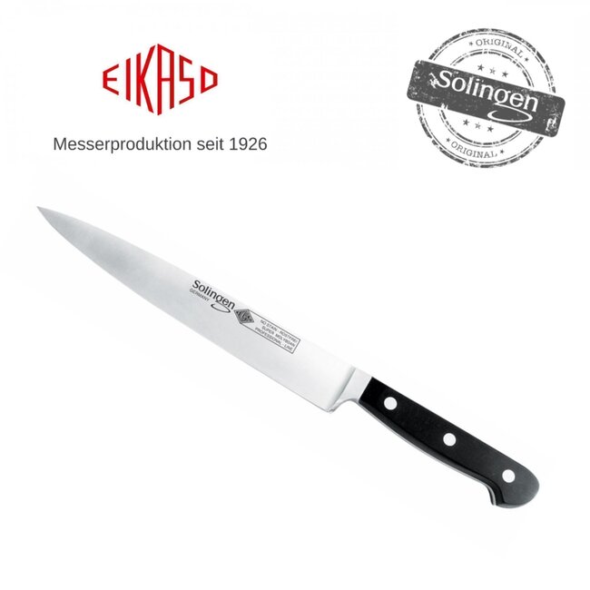 Eikaso Solingen 21 cm Professioneel Vleesmes – Stijf RVS Lemmet – Ergonomisch Handvat