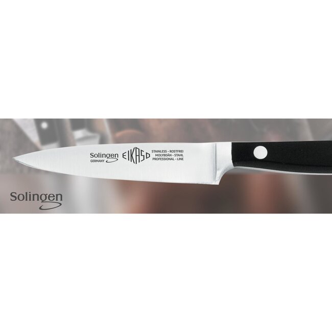 Eikaso Solingen Officemes 12 cm – RVS Lemmet – Ergonomisch Zwart Handvat