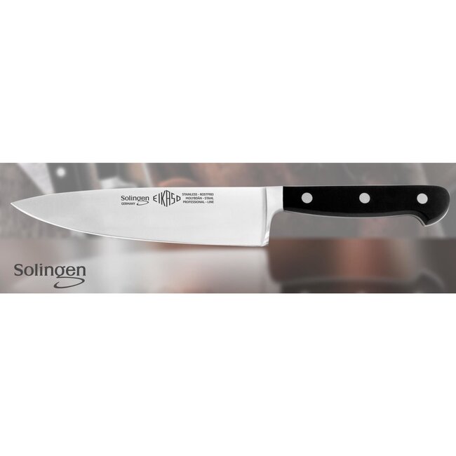 Eikaso Solingen Koksmes 26 cm – Stijf RVS Lemmet – Ergonomisch en Veilig
