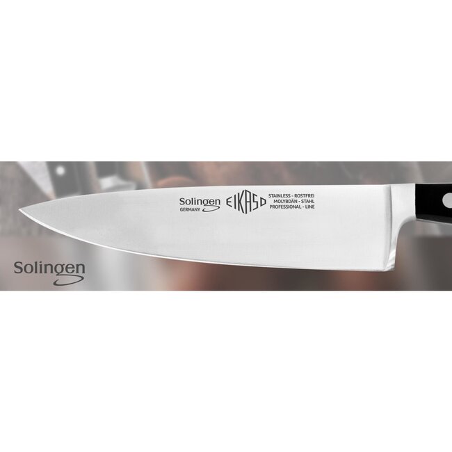 Eikaso Solingen Koksmes 26 cm – Stijf RVS Lemmet – Ergonomisch en Veilig
