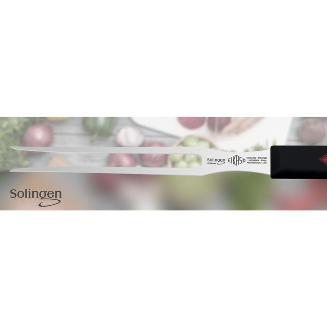 Eikaso Solingen Vleesvork 13 cm – Semi-flexibel en Ergonomisch Handvat – Hoogwaardig RVS