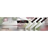 Eikaso Solingen Eikaso Solingen Santokumes met Kuilen - Lemmet 16 cm - Semi Flexibel - Ergo Eikaso Solingen Eikaso Solingen Santokumes met Kuilen - Lemmet 16 cm - Semi Flexibel - Ergo