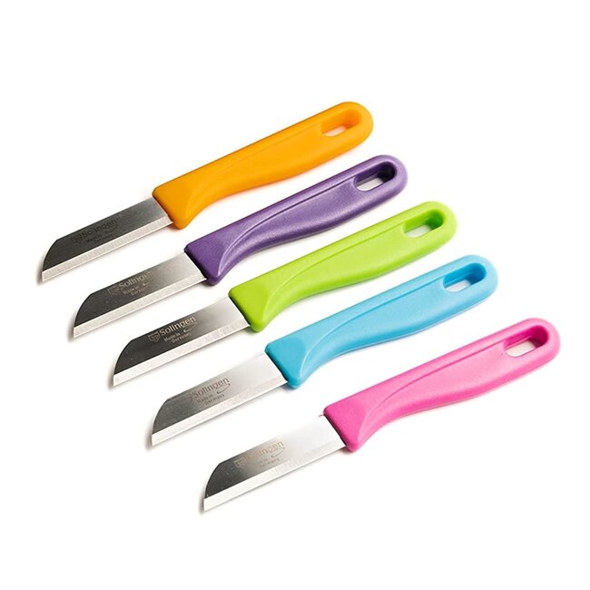 Solingen Schilmesje – RVS Lemmet – Kunststof Handvat – 16 cm – Mix Kleur