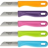 RÖR Solingen RÖR Solingen Schilmesje Aardappelmesje - RVS Glad - 16 cm - Mix Kleur - 10 Stuks RÖR Solingen RÖR Solingen Schilmesje Aardappelmesje - RVS Glad - 16 cm - Mix Kleur - 10 Stuks