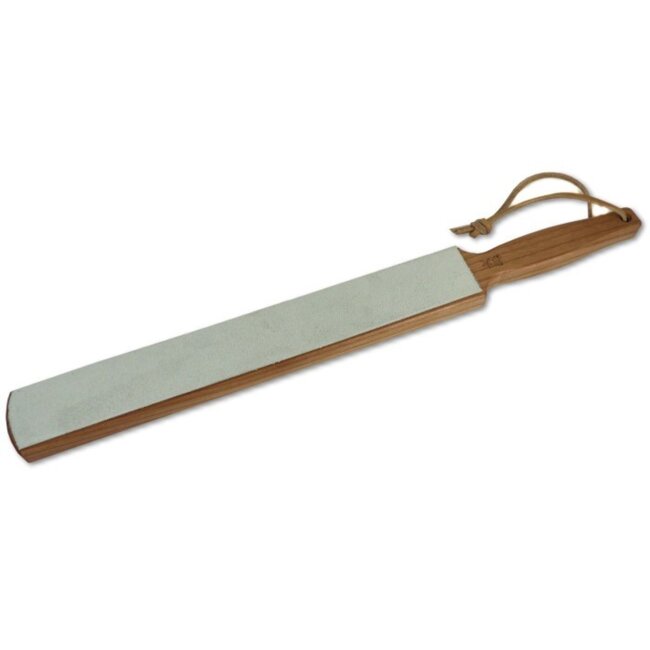 Robert Herder Aanzetriem – Strop Leder op Kersenhouten Houder – Lengte 44 cm
