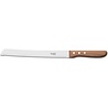 Robert Herder Robert Herder Broodmes Hochgeschliffen - Lemmet 26 cm - RVS met Golven - Heft Kersenhout Robert Herder Robert Herder Broodmes Hochgeschliffen - Lemmet 26 cm - RVS met Golven - Heft Kersenhout