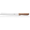 Robert Herder Robert Herder Broodmes Hochgeschliffen - Lemmet 26 cm - RVS met Golven - Heft Kersenhout Robert Herder Robert Herder Broodmes Hochgeschliffen - Lemmet 26 cm - RVS met Golven - Heft Kersenhout