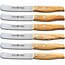 Eikaso Solingen Ontbijt- en Broodmes Set – Gekarteld 11 cm Lemmet – Olijfhouten Handvat – 6 Stuks