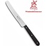 Robert Herder Ontbijtmes / Tafelmes met Kartel – RVS – Lemmet 12 cm – Heft POM Zwart – 6 Stuks
