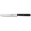 Robert Herder Ontbijtmes / Tafelmes met Kartel – RVS – Lemmet 12 cm – Heft POM Zwart – 6 Stuks