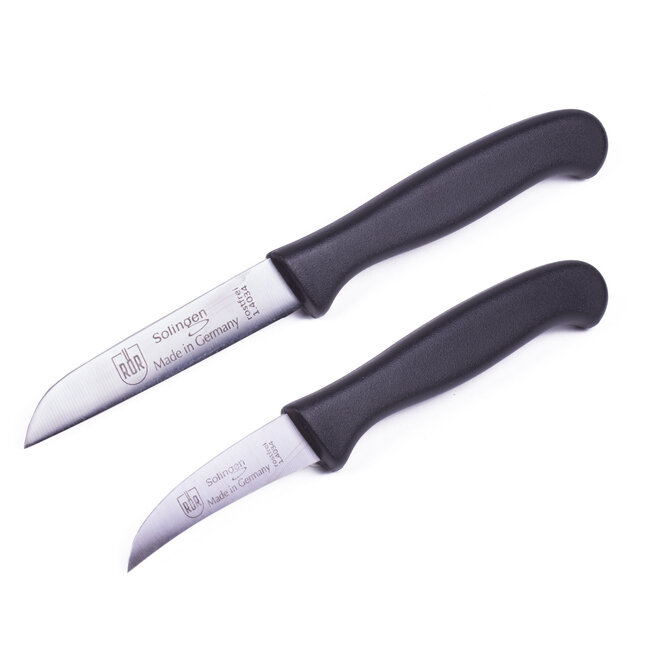 RÖR Solingen Schilmesje Krom & Recht – Kunststof Handvat – RVS Lemmet – 4 Delig