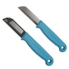 Solingen Solingen Schilmesje - RVS Glad - 16 cm met "Blade Cover" - Mix Kleur - 5 Stuks Solingen Solingen Schilmesje - RVS Glad - 16 cm met "Blade Cover" - Mix Kleur - 5 Stuks