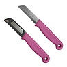 Solingen Solingen Schilmesje - RVS Glad - 16 cm met "Blade Cover" - Mix Kleur - 5 Stuks Solingen Solingen Schilmesje - RVS Glad - 16 cm met "Blade Cover" - Mix Kleur - 5 Stuks