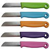 Solingen Solingen Schilmesje - RVS Glad - 16 cm met "Blade Cover" - Mix Kleur - 5 Stuks Solingen Solingen Schilmesje - RVS Glad - 16 cm met "Blade Cover" - Mix Kleur - 5 Stuks