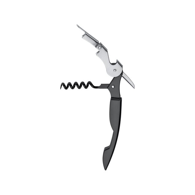 Triangle Kelnersmes met Kurkentrekker – 12,5 cm – Zwart – Vaatwasserbestendig