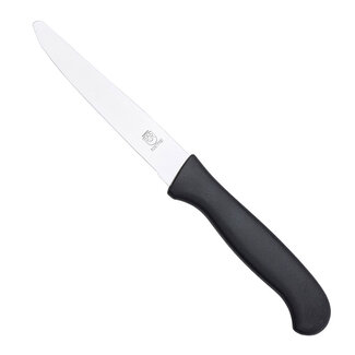 RÖR Solingen Tafelmes – RVS – Lemmet 10,5 cm – Zwart Kunststof