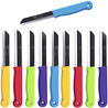 Solingen Solingen Schilmesje - RVS Glad - 18,5 cm met "Blade Cover" - Mix - 10 stuks Solingen Solingen Schilmesje - RVS Glad - 18,5 cm met "Blade Cover" - Mix - 10 stuks