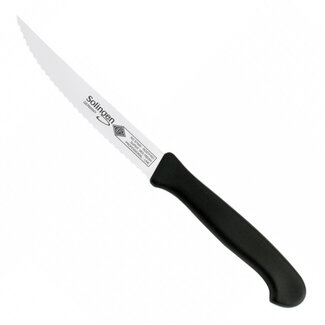 Eikaso Solingen Solingen Steakmes – Gekarteld Lemmet 9 cm – Ergonomisch Zwart Heft Eikaso Solingen Solingen Steakmes – Gekarteld Lemmet 9 cm – Ergonomisch Zwart Heft