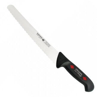 Eikaso Solingen Patisseriemes met Golfpatroon – 26cm Semi-Flex RVS – Ergonomisch Zwart Heft
