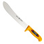 Eikaso Solingen Slagersmes met Bull Nose en Kuilen – 26 cm Lemmet – Stijf – Geel Profitect Heft