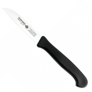 Eikaso Solingen Solingen Schilmes – Recht Lemmet 8 cm – RVS met Zwart Heft
