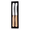 RÖR Solingen RÖR Solingen Ontbijtmes Buckels - Lemmet 11.5 cm - Beukenhout - 2 stuks RÖR Solingen RÖR Solingen Ontbijtmes Buckels - Lemmet 11.5 cm - Beukenhout - 2 stuks