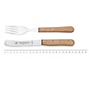 RÖR Solingen RÖR Solingen Ontbijtmes Buckels - Lemmet 11.5 cm - Set met Vork - Beukenhout - 2 delig set RÖR Solingen RÖR Solingen Ontbijtmes Buckels - Lemmet 11.5 cm - Set met Vork - Beukenhout - 2 delig set