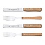 RÖR Solingen Ontbijtmes Buckels – Lemmet 11,5 cm – Set met Vork – Beukenhout – 4 delig set