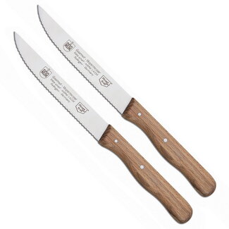 RÖR Solingen Steakmes – Vespermes – Gekarteld – RVS – Beukenhout – 2 delig RÖR Solingen Steakmes – Vespermes – Gekarteld – RVS – Beukenhout – 2 delig
