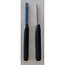 Solingen Schilmesje Robuust Handvat – RVS Glad – 16 cm met Blade Cover – Zwart – 10 Stuks