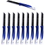 Solingen Kartelmes – Tomatenmes met Kartel – RVS – 19 cm met Blade Cover – Bi-Color Blauw met Wit – 10 stuks
