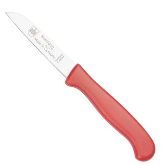 RÖR Solingen Schilmesje Recht – Kunststof Handvat – RVS Lemmet – Neon Rood