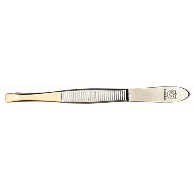 RÖR Solingen Epileer Tweezer / Pincet – 75 mm – Recht – RVS – Verguld