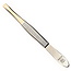 RÖR Solingen Epileer Tweezer / Pincet – 75 mm – Recht – RVS – Verguld