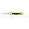 RÖR Solingen RÖR Solingen Schilmesje Extra Grip - RVS Lemmet Recht - 17.5 cm - Zwart met Geel RÖR Solingen RÖR Solingen Schilmesje Extra Grip - RVS Lemmet Recht - 17.5 cm - Zwart met Geel