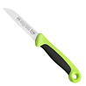 RÖR Solingen RÖR Solingen Schilmesje Extra Grip - RVS Lemmet Recht - 17.5 cm - Zwart met Groen RÖR Solingen RÖR Solingen Schilmesje Extra Grip - RVS Lemmet Recht - 17.5 cm - Zwart met Groen