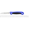 RÖR Solingen RÖR Solingen Schilmesje Extra Grip - RVS Lemmet Recht - 17.5 cm - Zwart met Blauw RÖR Solingen RÖR Solingen Schilmesje Extra Grip - RVS Lemmet Recht - 17.5 cm - Zwart met Blauw