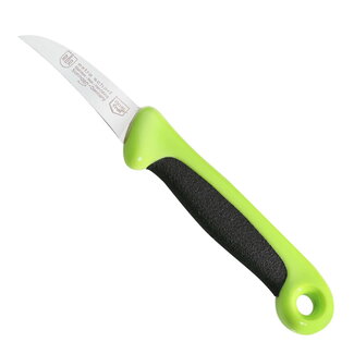 RÖR Solingen Schilmesje Extra Grip - RVS Lemmet Krom - 15 cm - Zwart met Groen