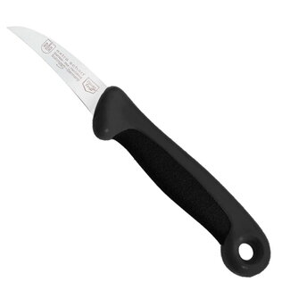 RÖR Solingen Schilmesje Extra Grip – RVS Lemmet Krom – 15 cm – Zwart met Zwart