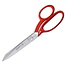 Mundial Professionele Stofschaar met Microvertanding – RVS – Rood Gelakt – 18 cm