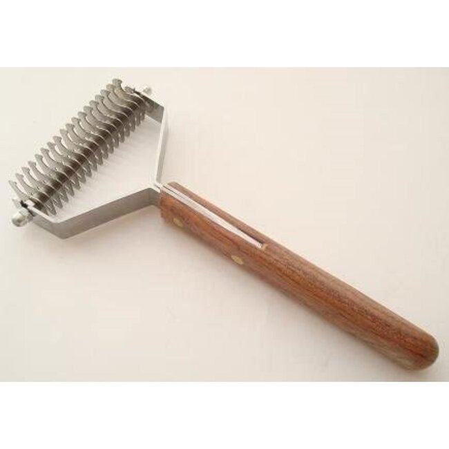 Mars Coat-King Uitdunkam voor Dierenvachten – Extra Grof – 18 Messen – 3,5 mm – FSC Hout