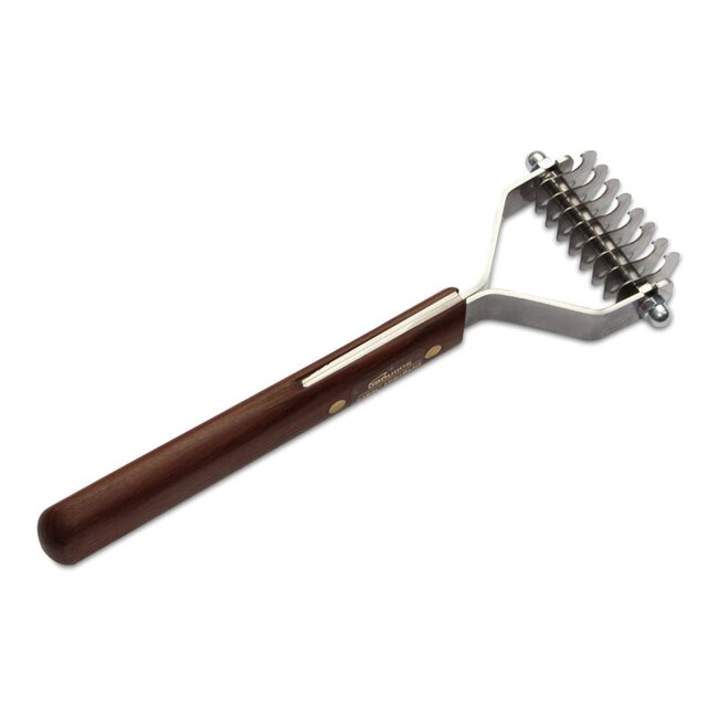 Mars Coat-King Uitdunkam voor Dierenvachten – Grof 5mm – 8 Messen – FSC Houten Handvat