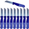 Solingen Solingen Schilmesje Robuust Handvat - RVS Glad - 16 cm met "Blade Cover" - Paars Glitter - 10 stuks Solingen Solingen Schilmesje Robuust Handvat - RVS Glad - 16 cm met "Blade Cover" - Paars Glitter - 10 stuks