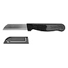 Solingen Solingen Schilmesje Robuust Handvat - RVS Glad - 16 cm met "Blade Cover" - Zwart Glitter Solingen Solingen Schilmesje Robuust Handvat - RVS Glad - 16 cm met "Blade Cover" - Zwart Glitter