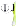 Solingen Solingen Dunschiller Star - Dubbel Mes - 19 cm - Bi-Color - Wit met Groen Solingen Solingen Dunschiller Star - Dubbel Mes - 19 cm - Bi-Color - Wit met Groen
