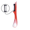 Solingen Solingen Dunschiller Star - Dubbel Mes - 19 cm - Bi-Color - Wit met Rood Solingen Solingen Dunschiller Star - Dubbel Mes - 19 cm - Bi-Color - Wit met Rood