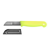 Solingen Solingen Schilmesje - RVS - Glad - 16 cm met "Blade Cover" - Neon Geel Solingen Solingen Schilmesje - RVS - Glad - 16 cm met "Blade Cover" - Neon Geel