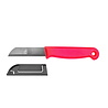 Solingen Solingen Schilmesje - RVS - Glad - 16 cm met "Blade Cover" - Neon Rood - 10 stuks Solingen Solingen Schilmesje - RVS - Glad - 16 cm met "Blade Cover" - Neon Rood - 10 stuks