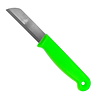 Solingen Solingen Schilmesje - RVS - Glad - 16 cm met "Blade Cover" - Neon Groen - 10 stuks Solingen Solingen Schilmesje - RVS - Glad - 16 cm met "Blade Cover" - Neon Groen - 10 stuks